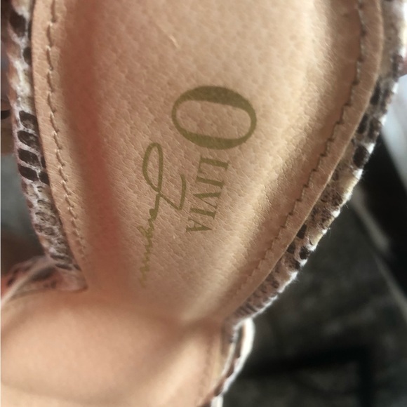 Olivia Animal Print Strappy Tie up Sandals -  Pristine Sz 8 - Picture 7 of 15